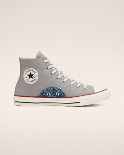 Converse Floral Chuck Taylor All Star Férfi Magasszárú Obszidián | LYCUFNK-HU